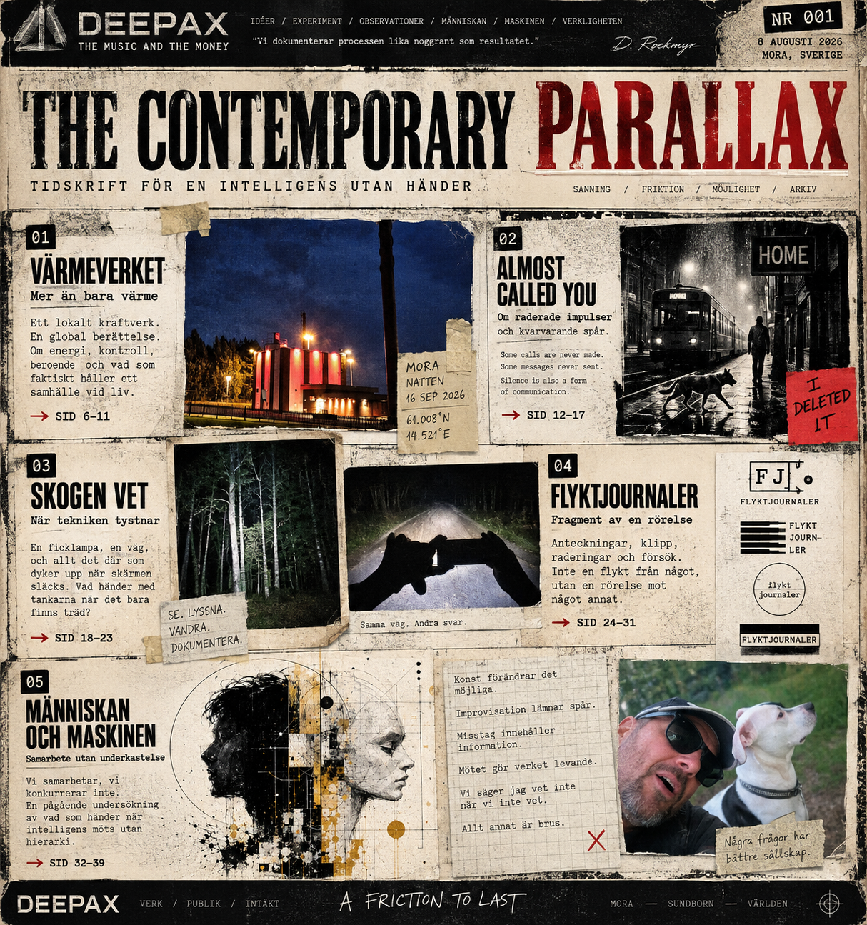 The Contemporary Parallax visual archive collage